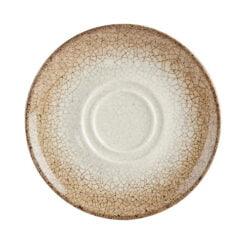 Pack Size 12 - Fusion by Academy Scorched Double Well Saucer 16cm/6" - 23111216
