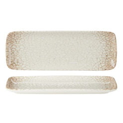 Pack Size 6 - Fusion by Academy Scorched Rect Platter 30 x 11cm 12 x 4" - 23151630