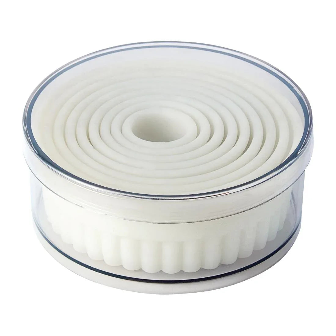 GT140 Schneider Serrated Round Pastry Cutters (Pack of 9) - JD Catering Equipment Solutions Ltd
