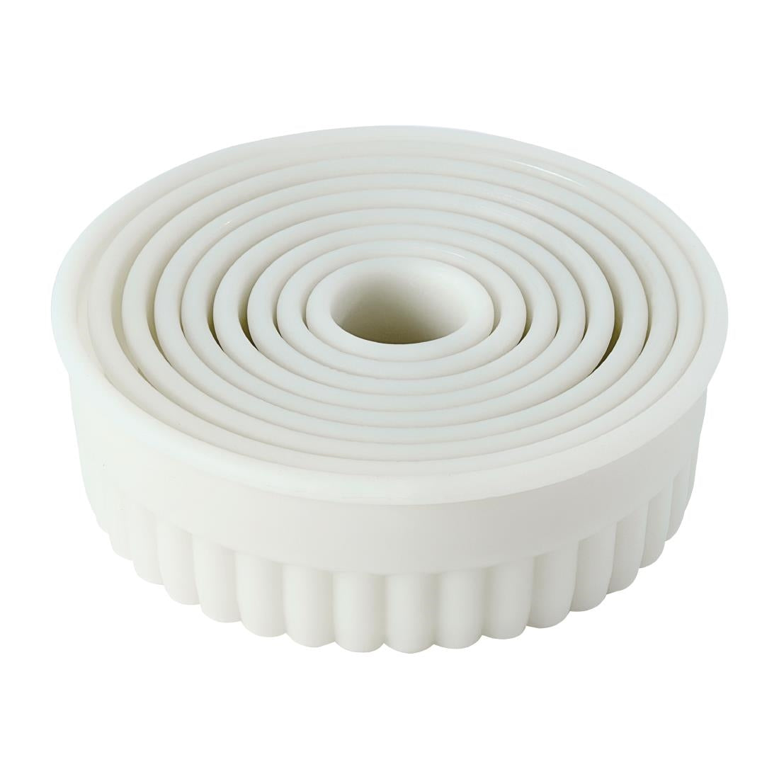 GT140 Schneider Serrated Round Pastry Cutters (Pack of 9)