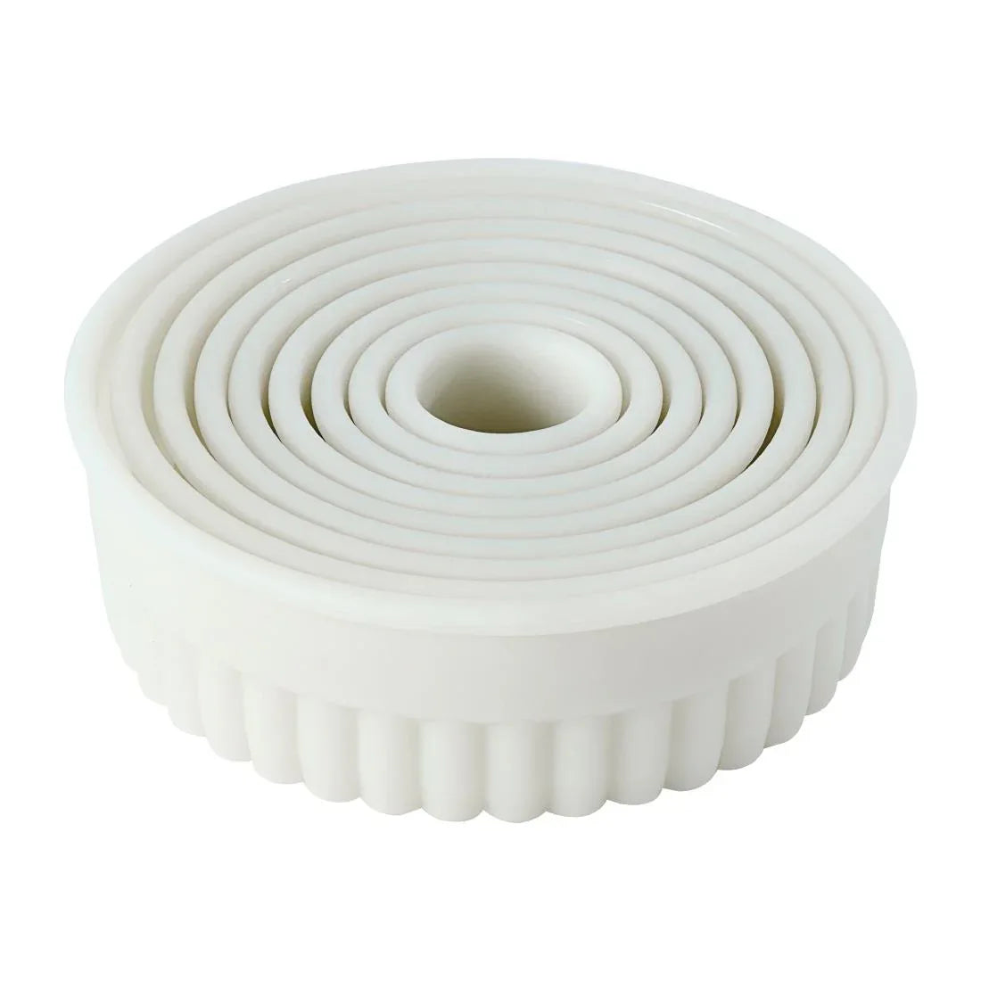 GT140 Schneider Serrated Round Pastry Cutters (Pack of 9) - JD Catering Equipment Solutions Ltd