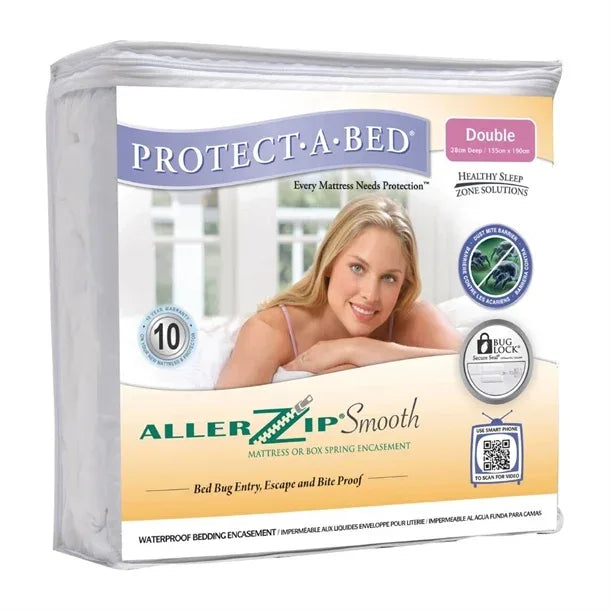 GT722 Mitre Comfort Allerzip Smooth Mattress Protector Encasement Super King - JD Catering Equipment Solutions Ltd