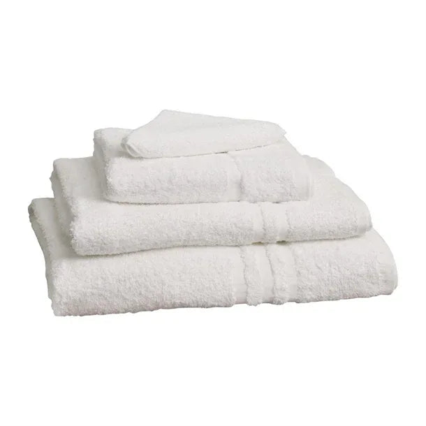 HB620 Mitre Essentials Capri Face Cloth White (10 pack)