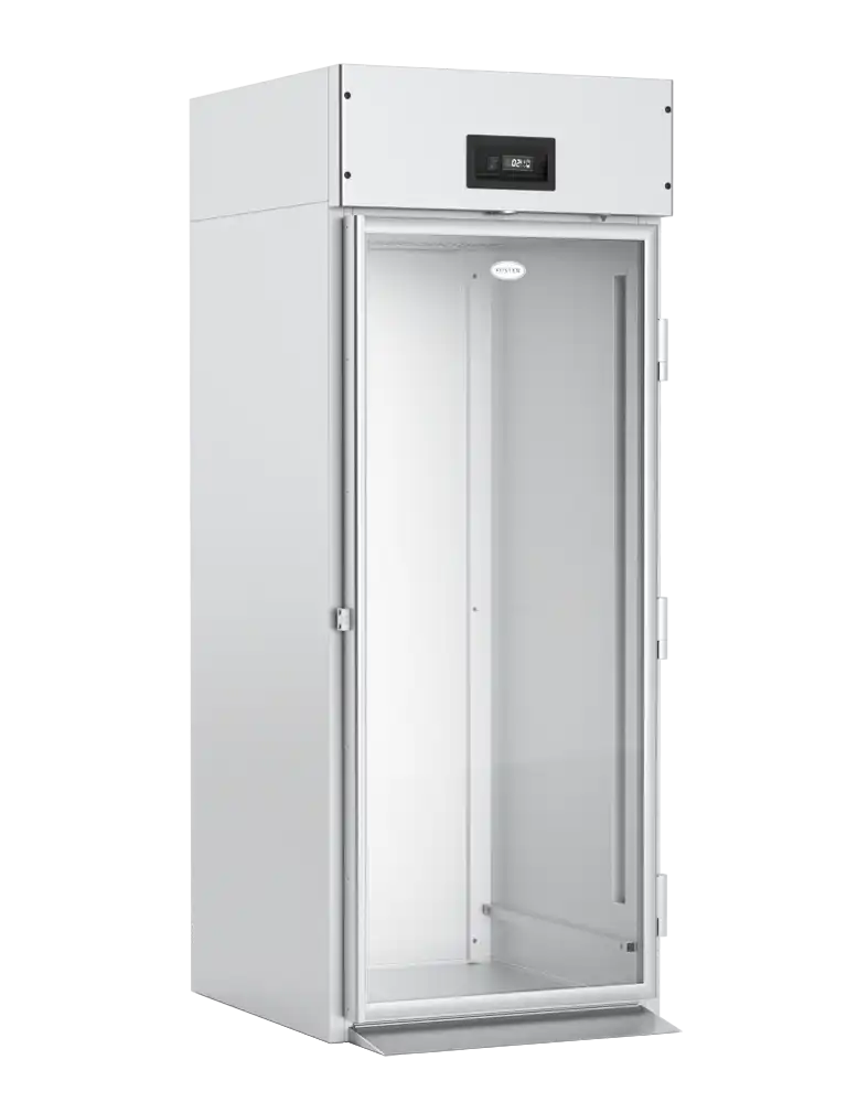 Foster GRL1H: 1205 Ltr Gastronorm Roll In Refrigerator 24-123 Glass Door 24-123