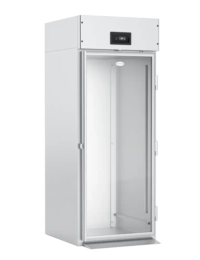 Foster GRL1H: 1205 Ltr Gastronorm Roll In Refrigerator 24-123 Glass Door 24-123