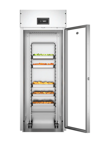 Foster GRL1H: 1205 Ltr Gastronorm Roll In Refrigerator 24-123 Glass Door 24-123