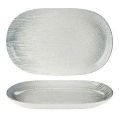 Pack Size 6 - Fusion by Academy Linear Oval Platter 33 x 21cm 13 x 8" - 24143033