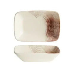 Pack Size 12 - Fusion by Academy Palette Rect Dish 17 x 12cm 6 x 4" - 30153118