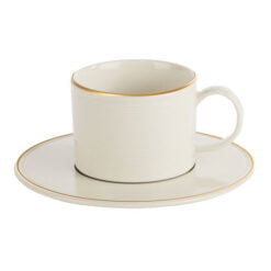 Pack Size 6 - Porland Academy Line Gold Band Stacking Cup 20cl - 325821GB