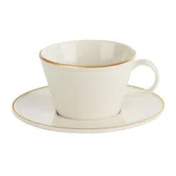 Pack Size 6 - Porland Academy Line Gold Band Cappuccino Cup 25cl - 325825GB