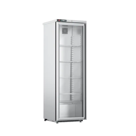Foster XR415G: 410L Glass Door Cabinet Refrigerator (33-276) Left Hinge