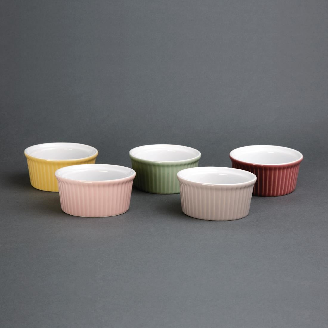 DC808 Olympia Pastel Ramekin Red 145ml (Pack of 12)