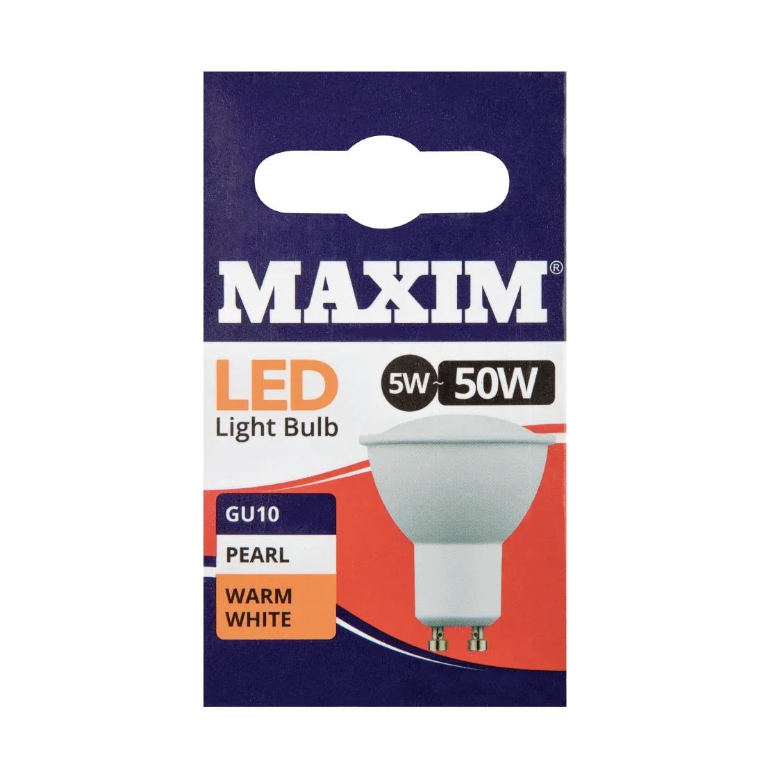 HC646 Status Maxim LED GU10 Pearl Warm White 5W (Pack of 10) - JD Catering Equipment Solutions Ltd