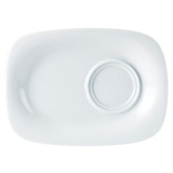 Pack Size 6 - Porcelite Rectangular Gourmet Plate 24x18cm/9.5"x7" - 352824