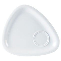 Pack Size 6 - Porcelite Triangular Gourmet Plate 28cm/11" - 352828