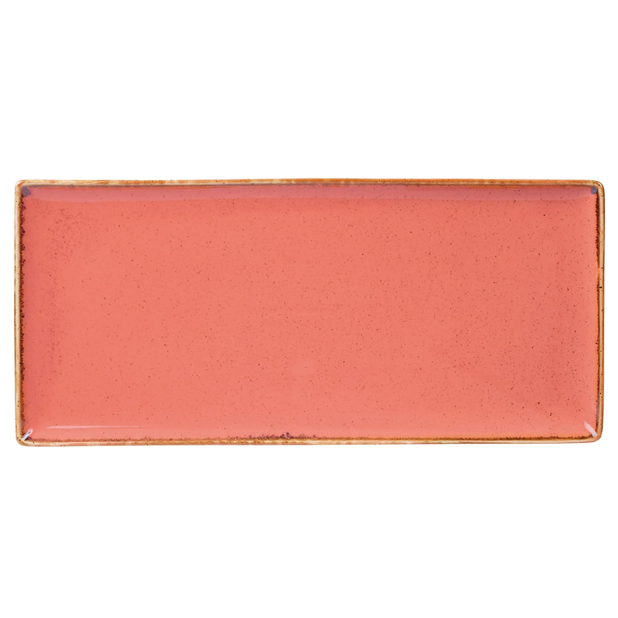 Seasons Coral Rectangular Platter 35x15.5cm/13.75"x6" 358836CO Pack Size 6 - JD Catering Equipment Solutions Ltd