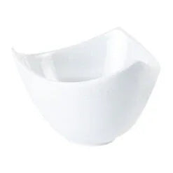 Pack Size 6 - Porcelite Triangular Bowl 16x10.5cm/6.5"x4.25" 54cl/19oz - 362516