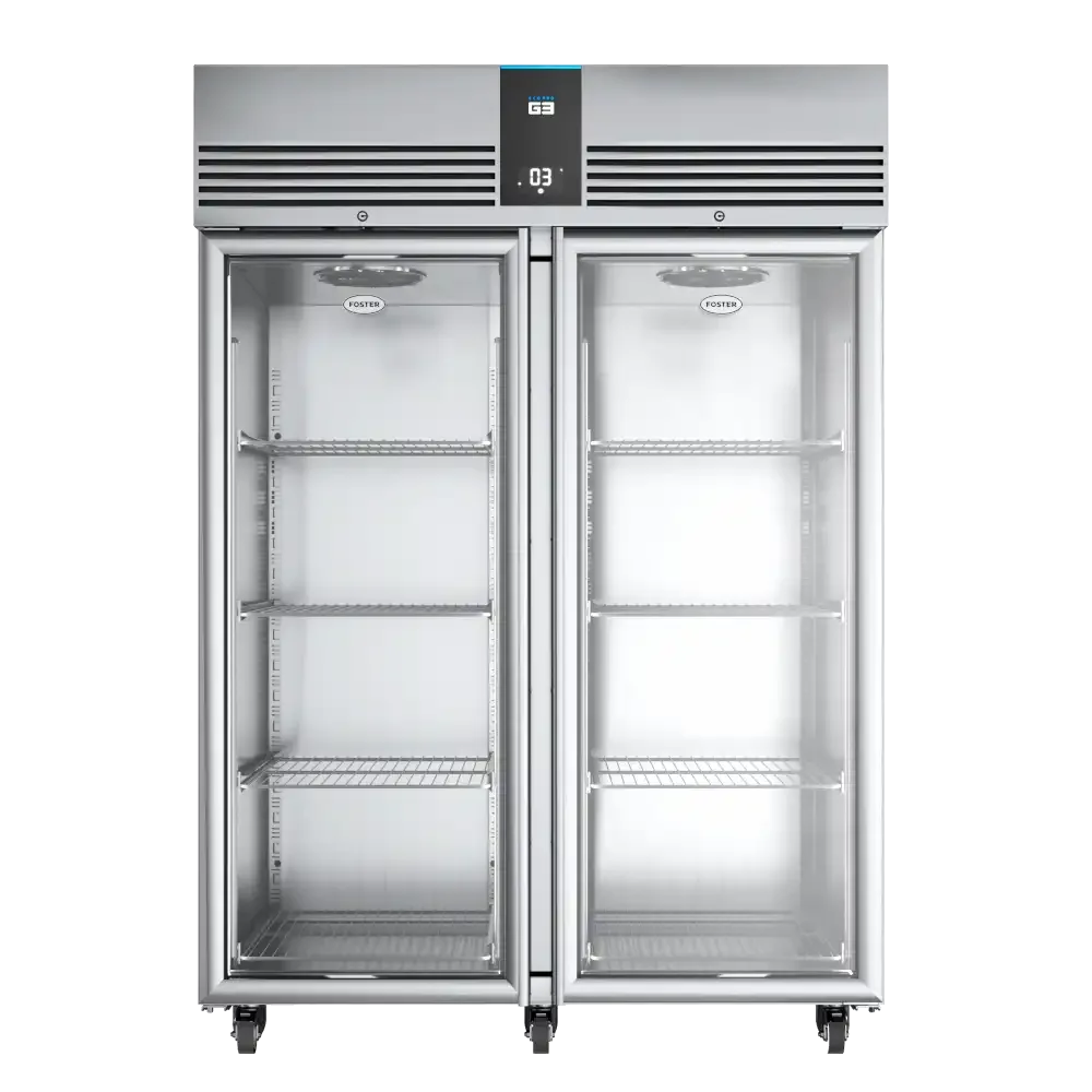 Foster EcoPro G3 EP1440G 41-495 Double Glass Door Cabinet Fridge - JD Catering Equipment Solutions Ltd