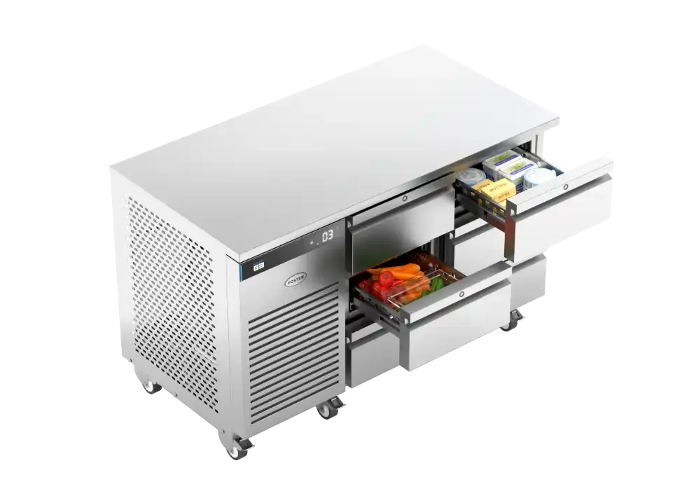Foster EP1/2H: 280 Ltr Counter Refrigerator 43-152 - 2 x triple drawer