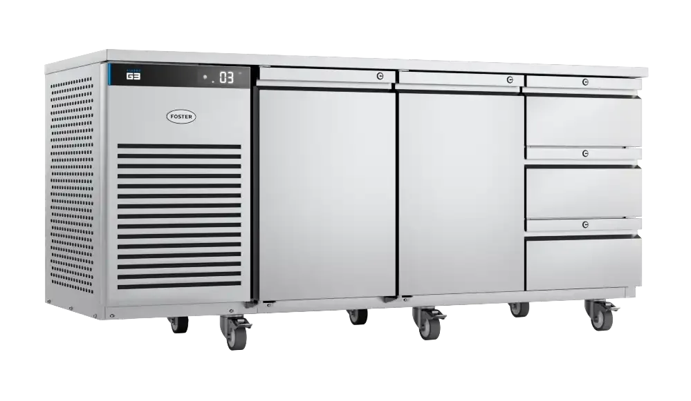 Foster EP1/3H: 435 Ltr Counter Refrigerator 43-224 Drawers
