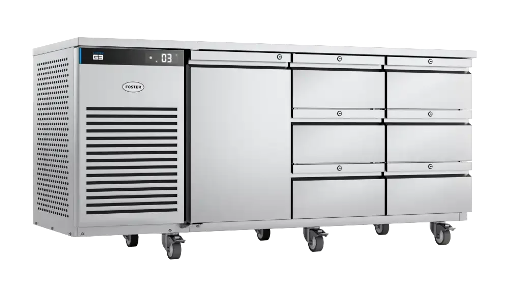 Foster EP1/3H: 435 Ltr Counter Refrigerator 43-228 Drawers