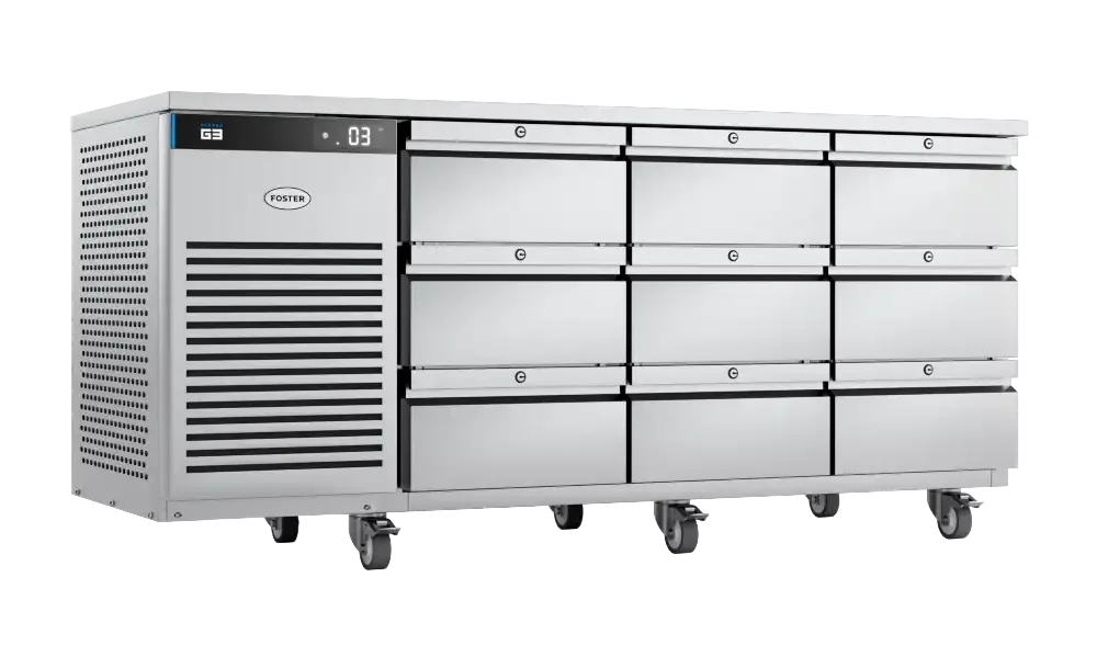 Foster EP1/3H: 435 Ltr Counter Refrigerator 43-232 Drawers
