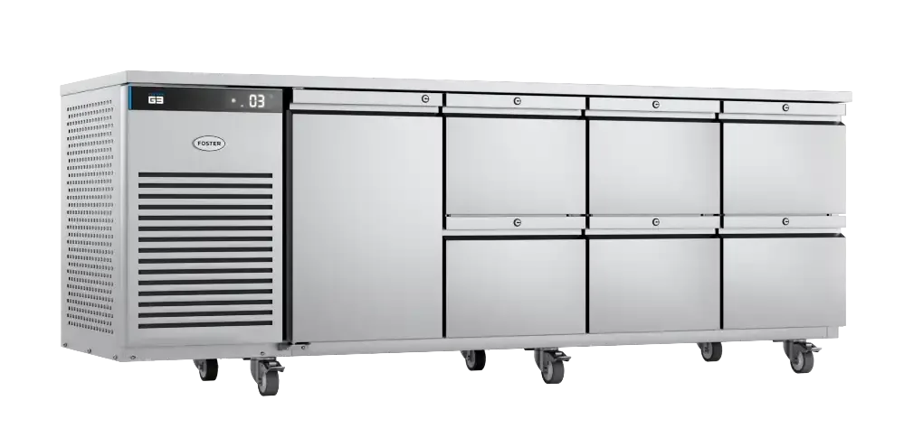 Foster EP1/4H: 435 Ltr Counter Refrigerator 43-314 Drawers