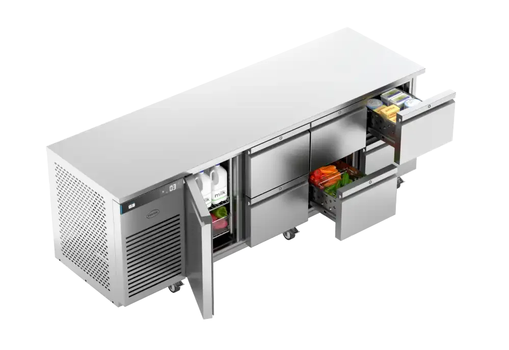 Foster EP1/4H: 435 Ltr Counter Refrigerator 43-314 Drawers