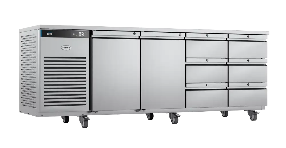 Foster EP1/4H: 435 Ltr Counter Refrigerator 43-326 6xdrawers