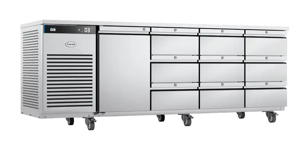 Foster EP1/4H: 435 Ltr Counter Refrigerator 43-330 9xdrawers