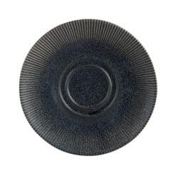 Pack Size 12 - Fusion by Academy Flint Double Well Saucer 16cm/6" - 47111216