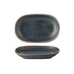Pack Size 12 - Fusion by Academy Flint Oval Dish 14 x 9cm/5 x 3" - 47143014