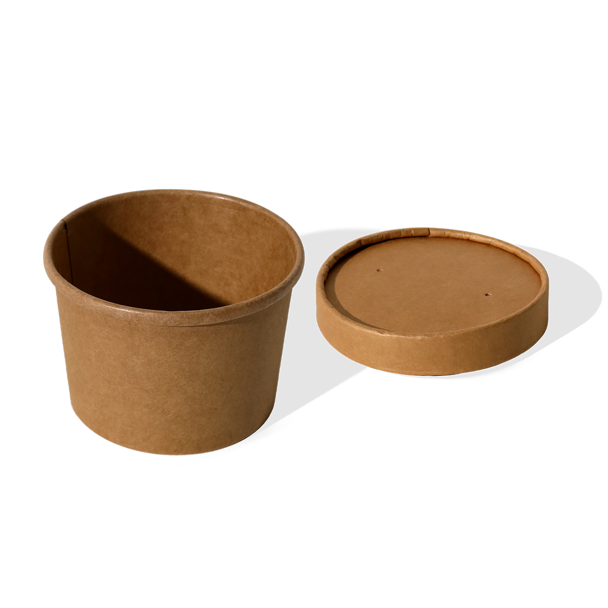 FP-SOUP12K 12oz Soup Pot - Kraft (500 per ctn) - No Lid