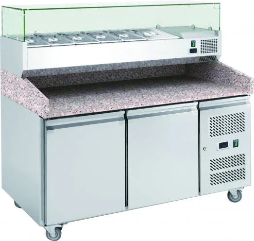 CHEFSRANGE PP2+ - 2 DOOR PIZZA PREP COUNTER - JD Catering Equipment Solutions Ltd
