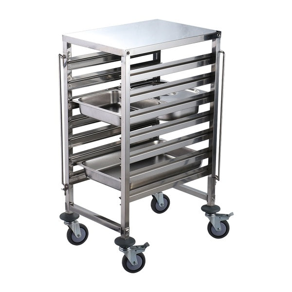 HEG370 Connecta Self Assembly Gastronorm Trolley - 7 Tier with worktop