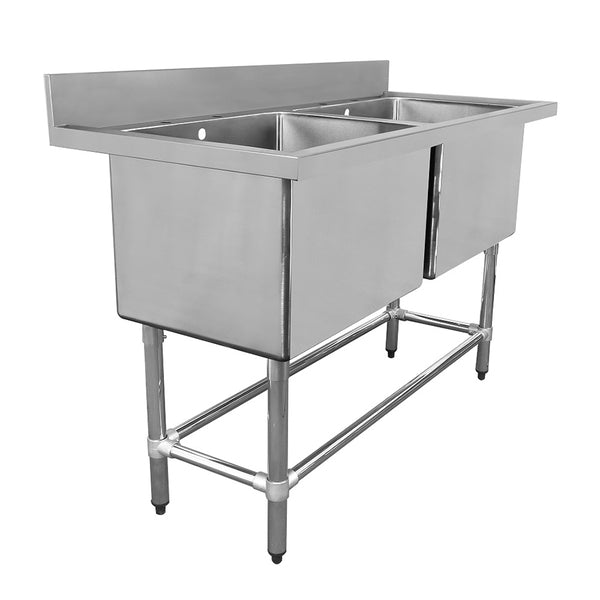 Connecta Pot Wash Sink Unit - Double Bowl HEG584