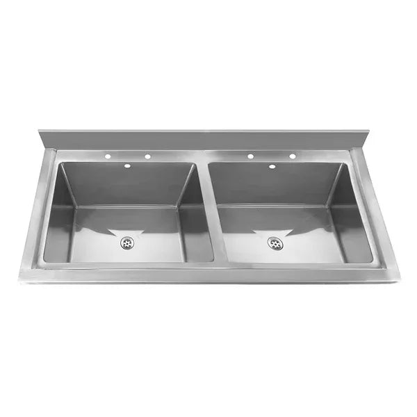 Connecta Pot Wash Sink Unit - Double Bowl HEG584