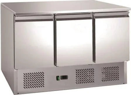 Chefs Range SS3H - 3 Door Space saver Prep counter