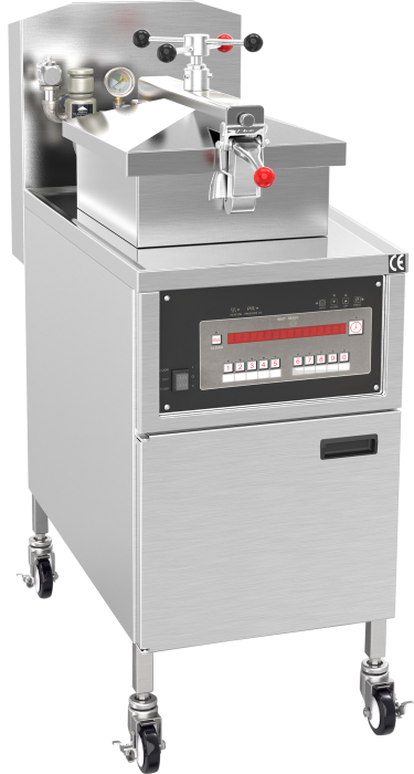 Chefs Range ECG800 Gas pressure fryer with Filtration Capacity - 24 Ltr