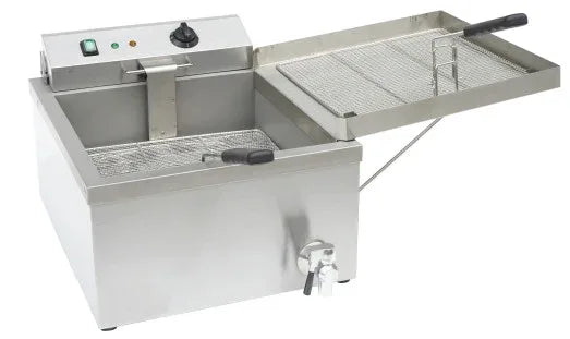 CHEFSRANGE EF-DF - 11 LTR COUNTER TOP ELECTRIC FISH/DOUGHNUT FRYER - JD Catering Equipment Solutions Ltd