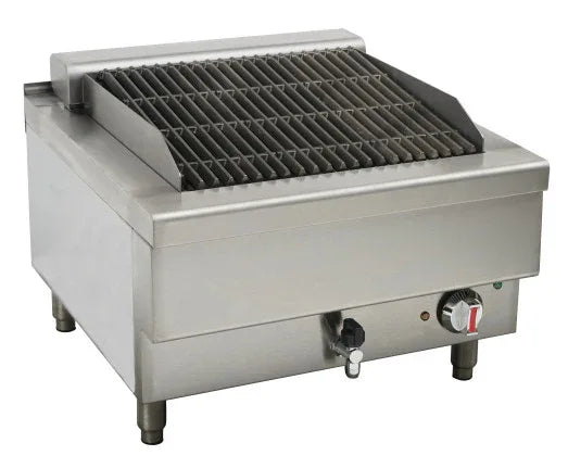 CHEFSRANGE SNACK 65 RBECG40 - ELECTRIC CHARGRILL WITH WATER TRAY - JD Catering Equipment Solutions Ltd
