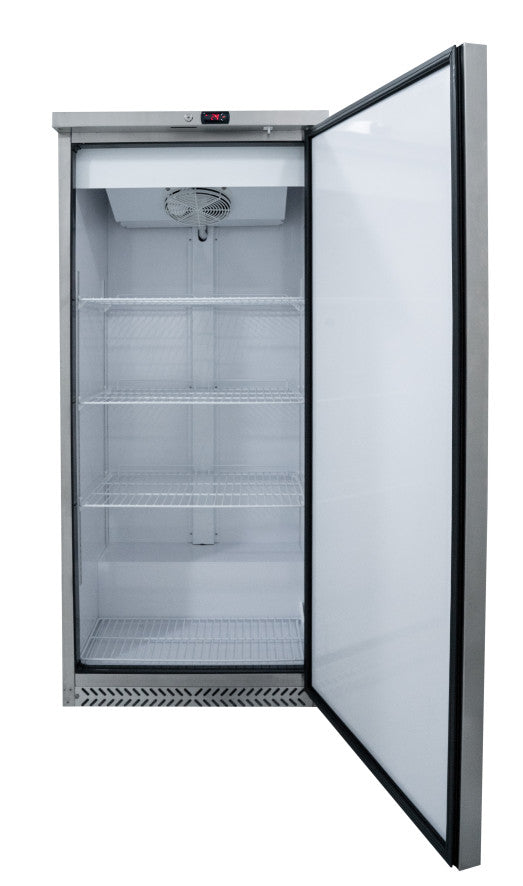 CHEFSRANGE SR60VS 590 LTR S/STEEL UPRIGHT FRIDGE