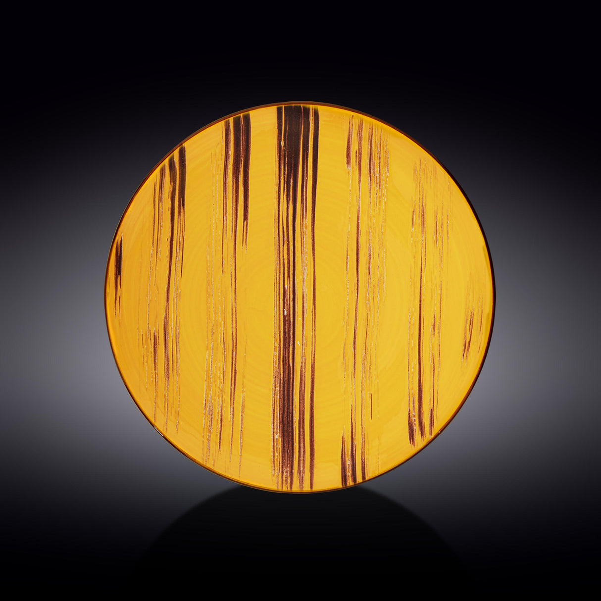 Wilmax Yellow Round Plate 28cm – Pack of 3 by Wilmax