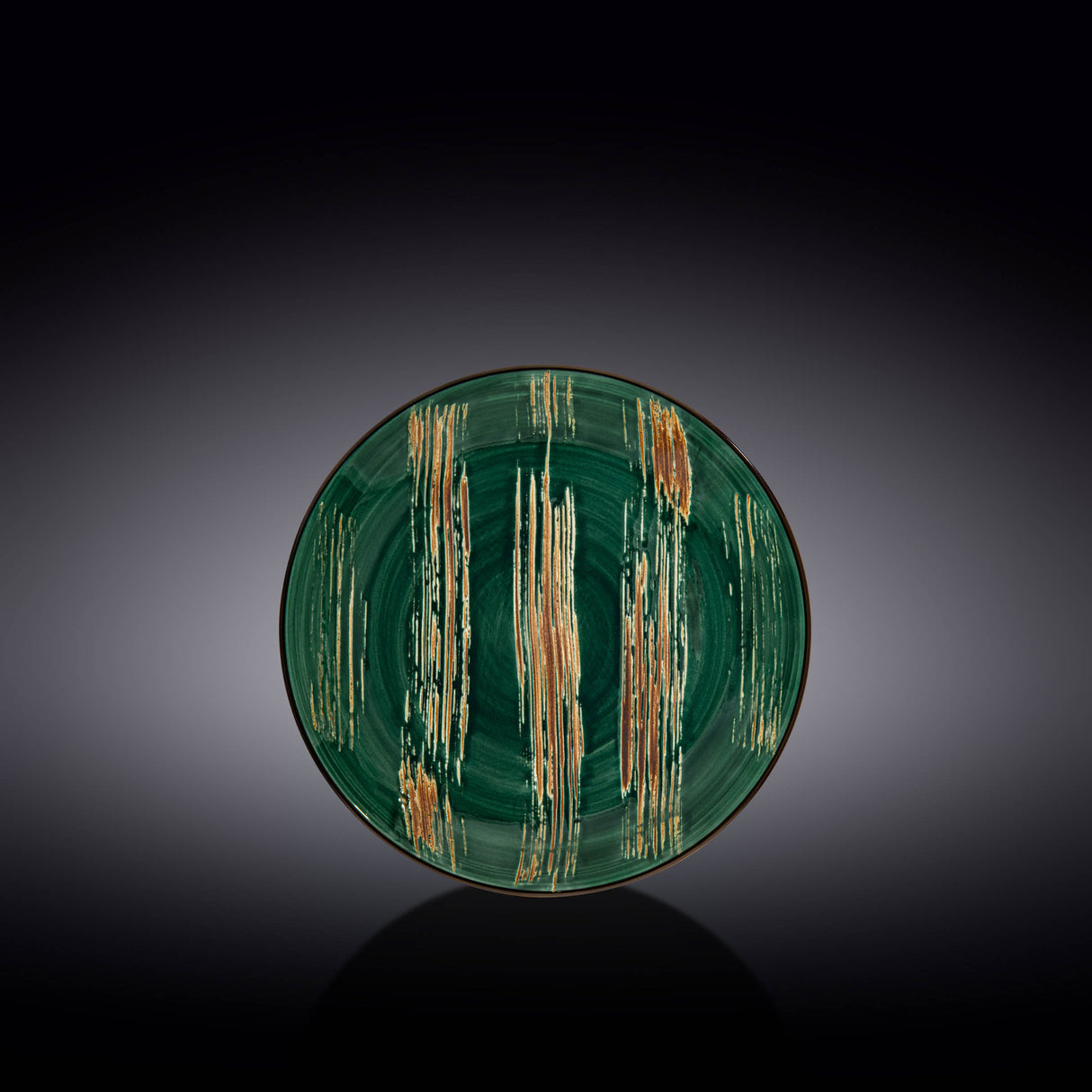 Wilmax Green Round Plate 18cm – Pack of 6 by Wilmax