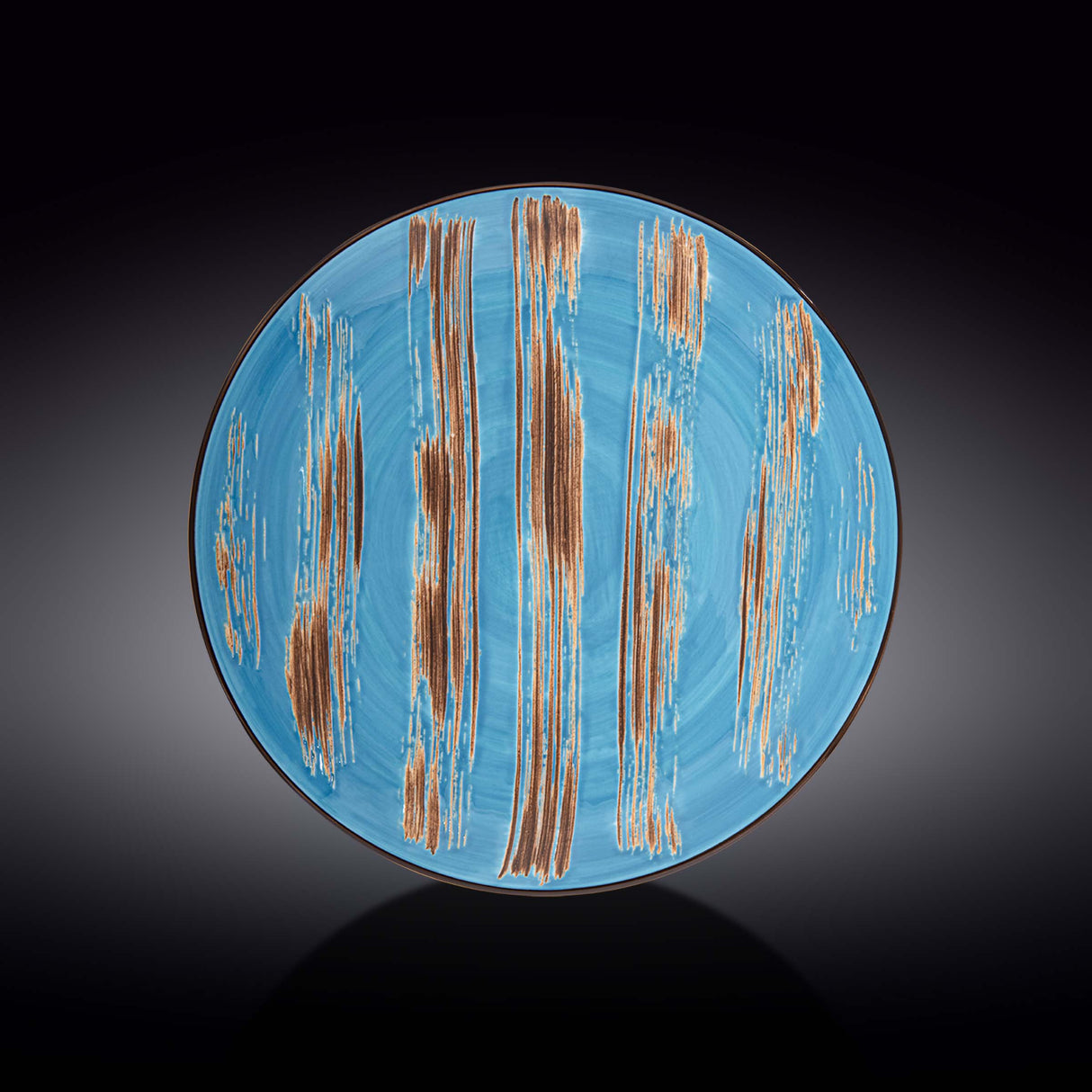 Wilmax Blue Round Plate 28cm – Pack of 3 by Wilmax