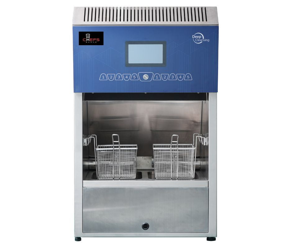 Chefs Range KDWYZ-2 Ventless Fryer 2 x 8 Ltr fryers with auto basket lift & programmable controls