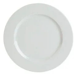 Pack Size 24 - Porcelite Prestige Rimmed Plate 24cm - 810003