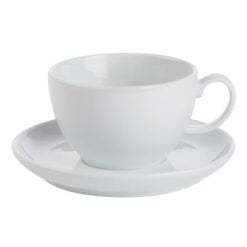 Pack Size 12 - Porcelite Prestige Bowl Shaped Cup 22.5cl - 810024