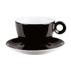 Pack Size 12 - Costa Verde Black Bowl Shaped Cup 8oz - 820003BL