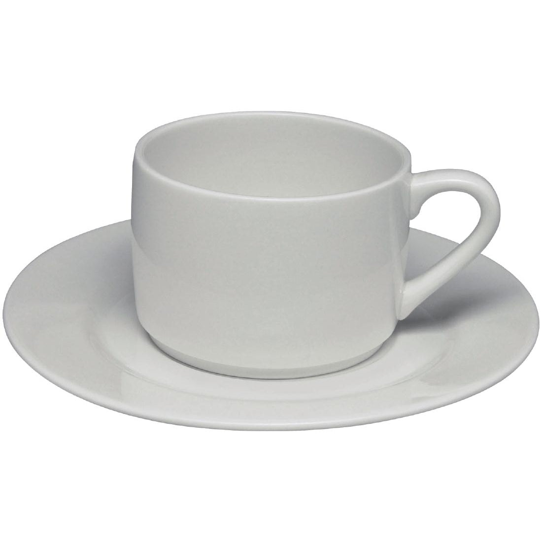 Elia Glacier Fine China Stackable Tea Cups 240ml (6 Pack)